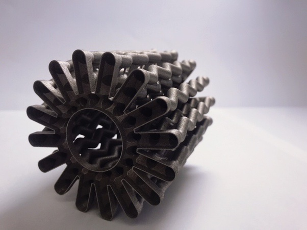 金属3Dプリンターで造形した作品